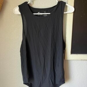 Zyia Active Sleeveless Ribbed Tank Top Black